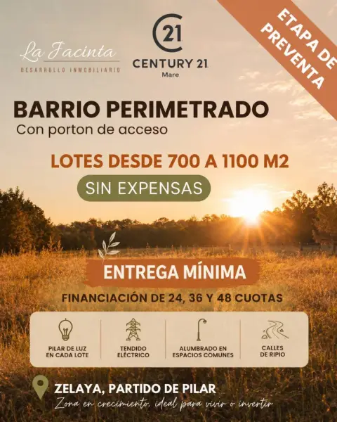 Lote de 700 m² en Zelaya